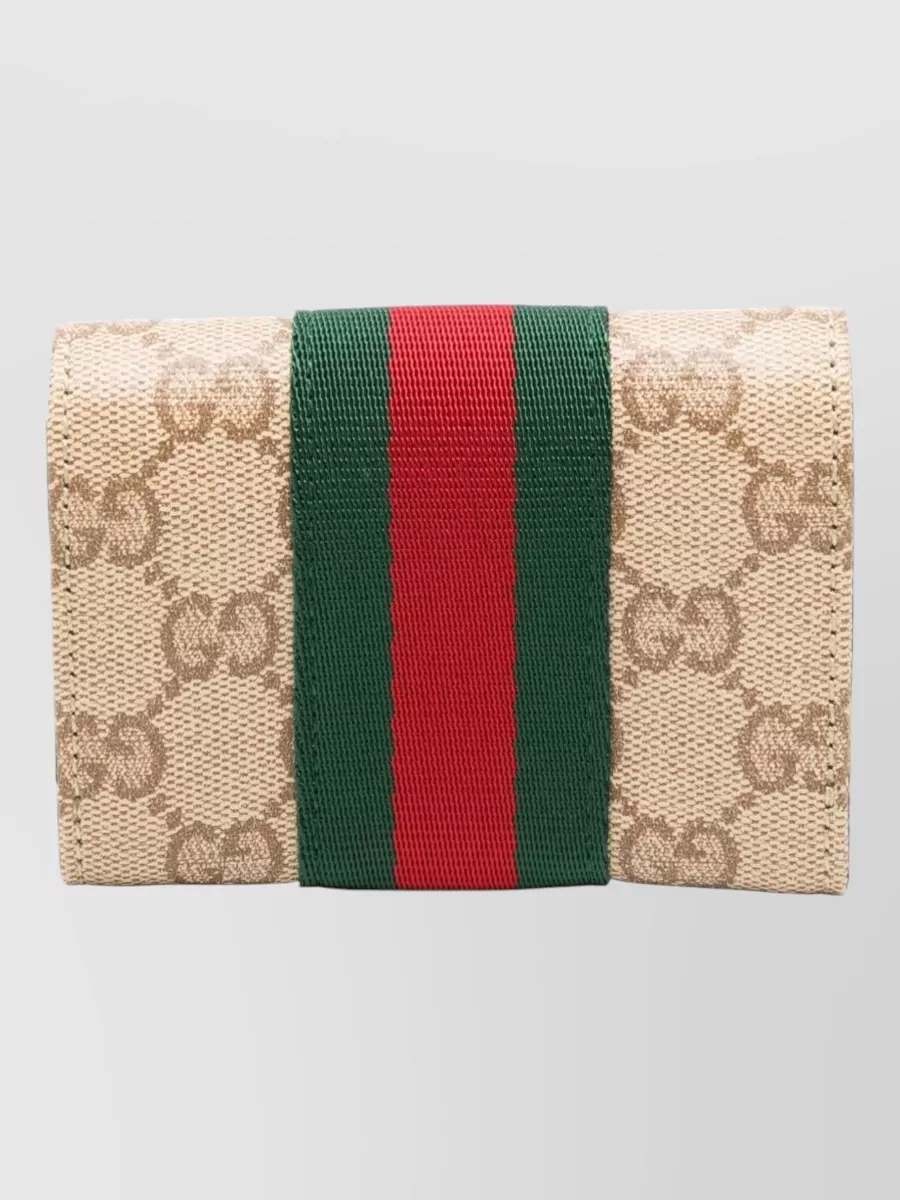 Gucci fabric card holder