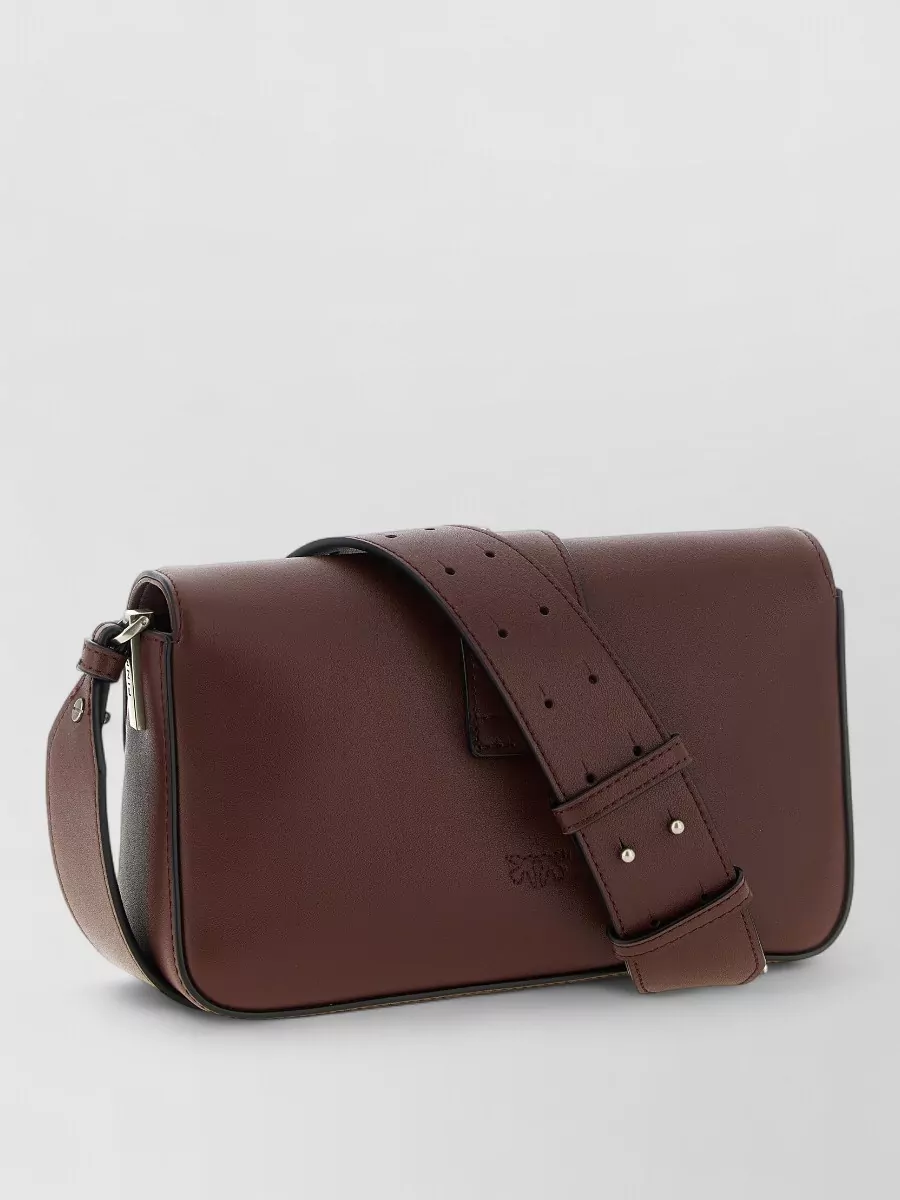 Pinko Mini Love Bag Leather Shoulder Bag