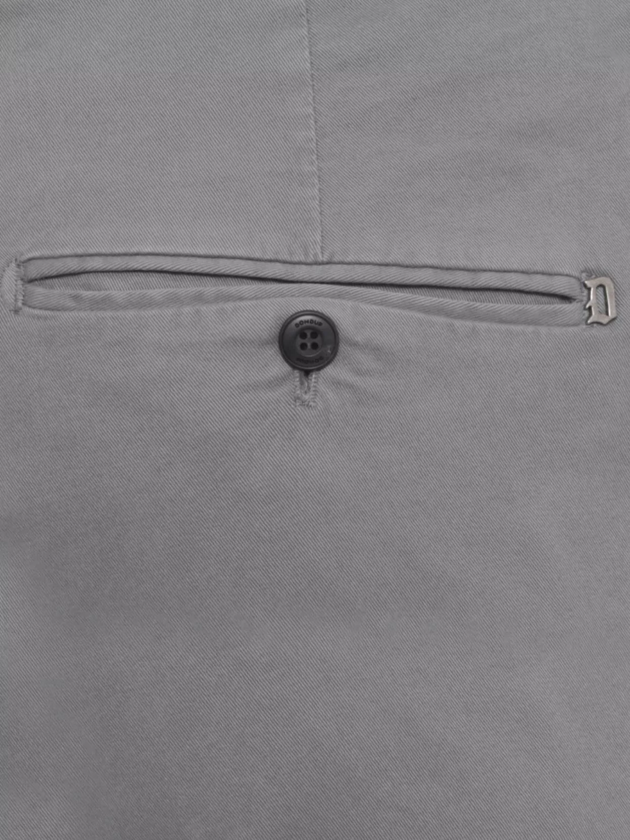 Dondup Straight Leg Trousers Rolled Cuffs