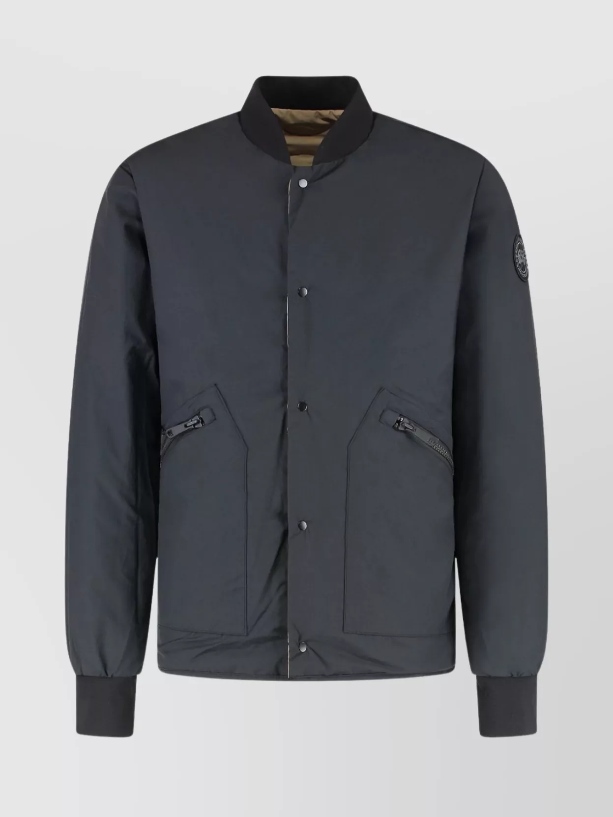 Canada Goose Quilted Reversible Jacket Zippered Pockets