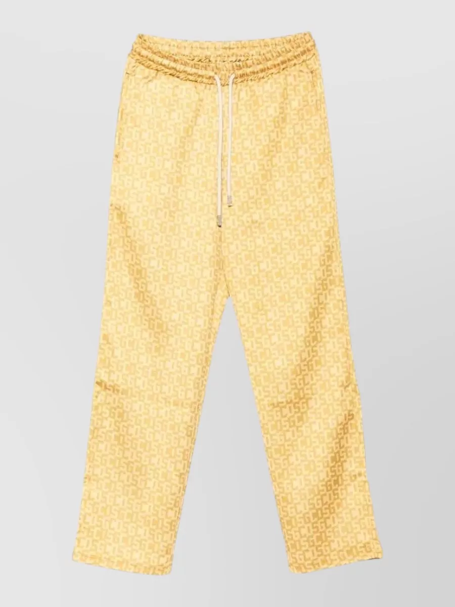 Gcds Logo-Print Straight-Leg Track Pants