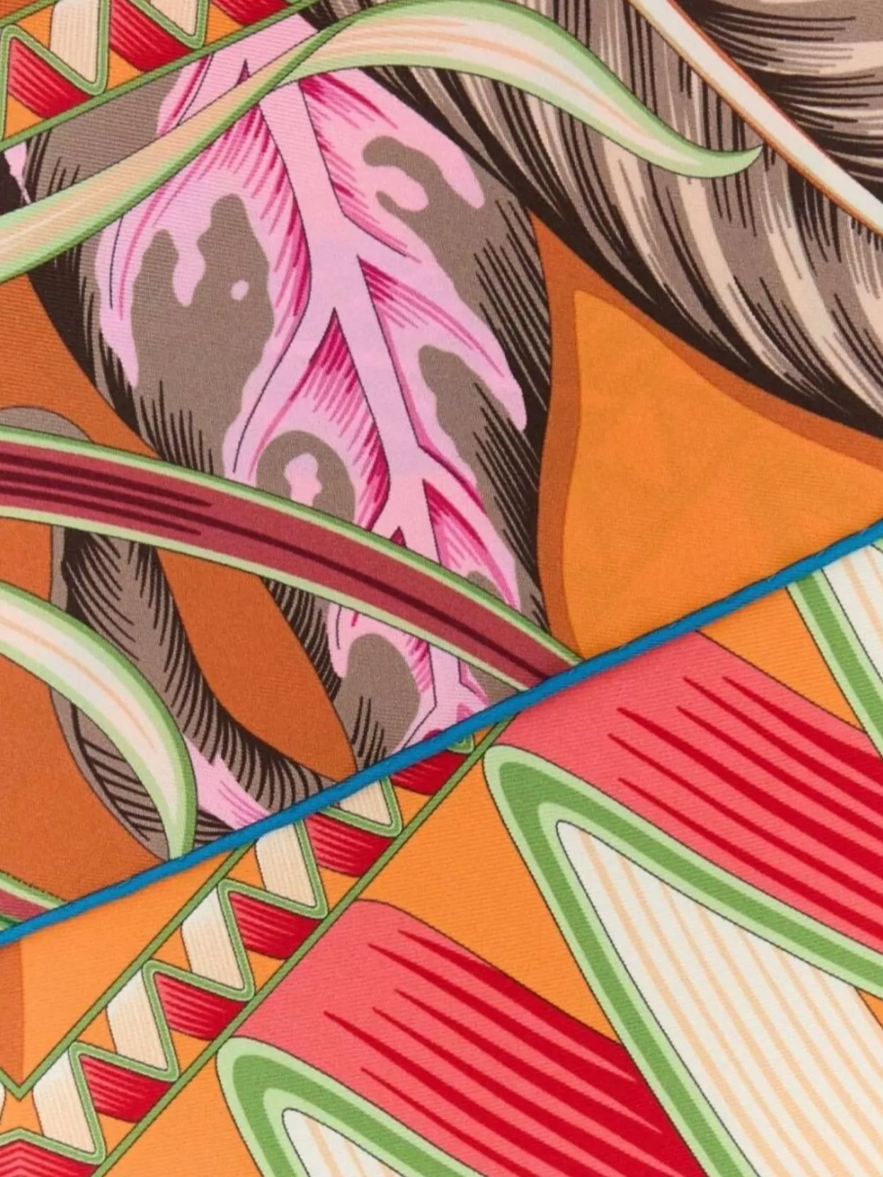 Ferragamo Silk Foulard With Floral Butterfly Print