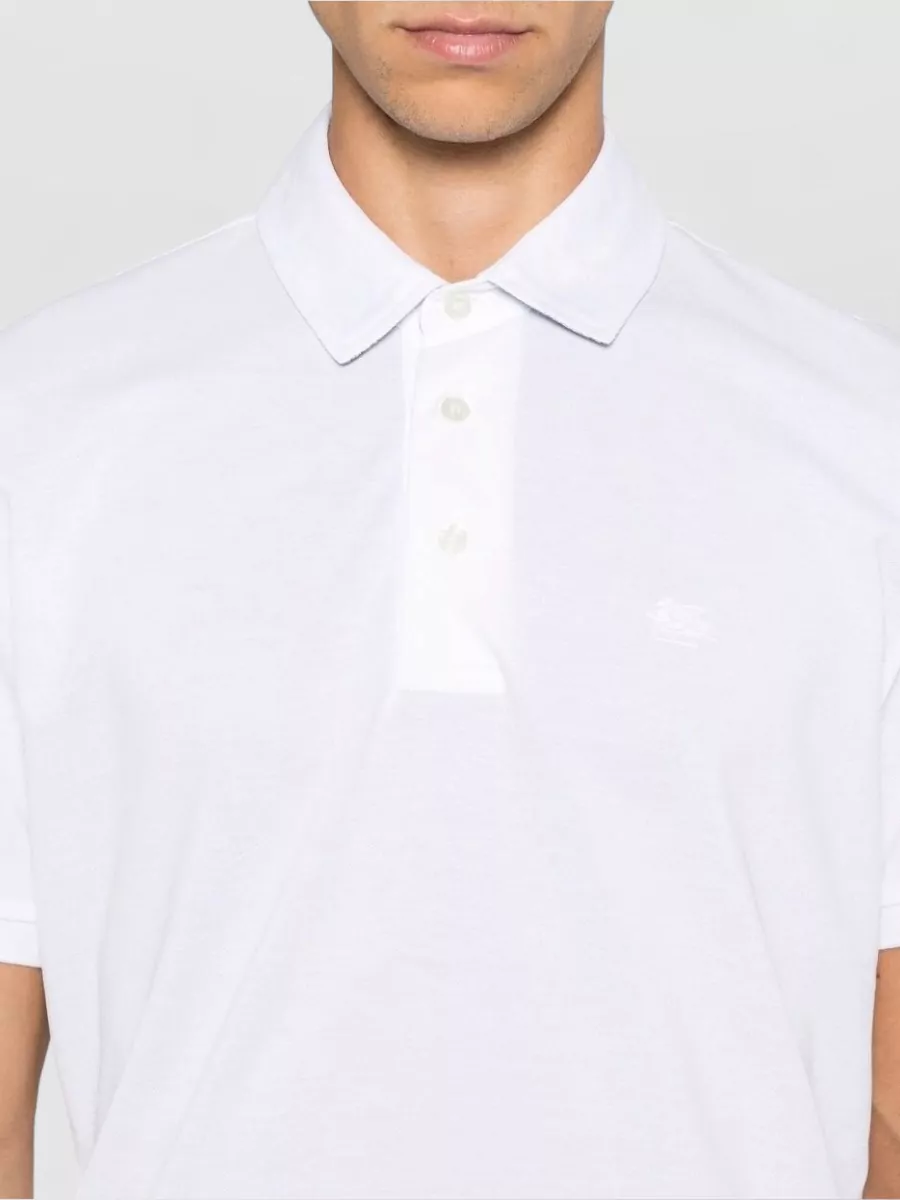 Etro Cotton Short-Sleeve Polo Shirt