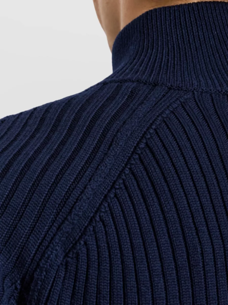 Isabel Marant Wool Ribbed Zip-Up Cardigan