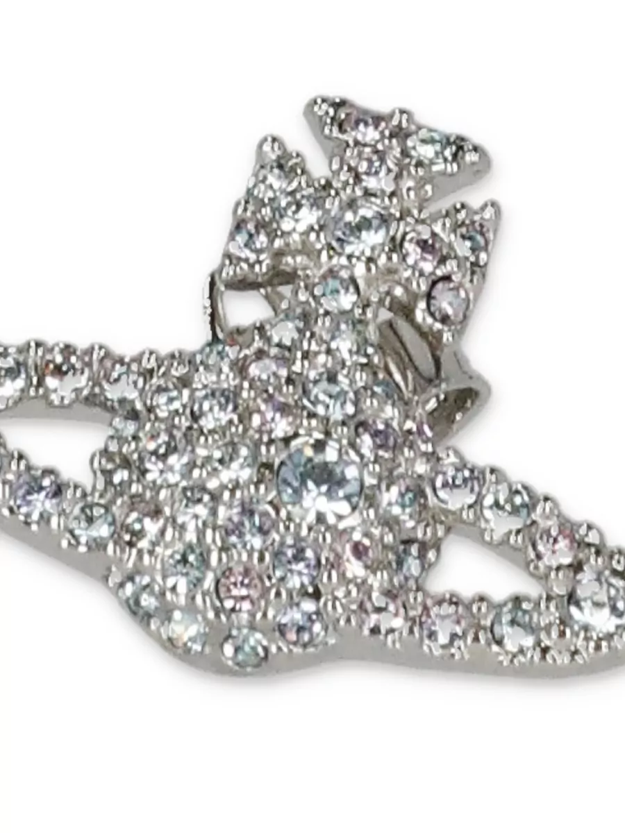 Vivienne Westwood Crystal Stud Earrings Featuring Signature Orb Detail