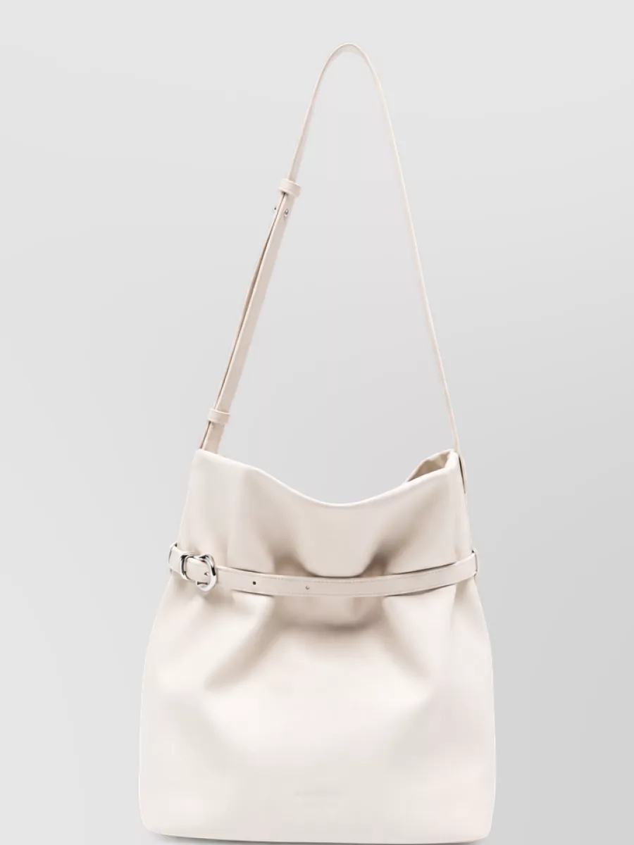 Emporio Armani leather bucket shoulder bag