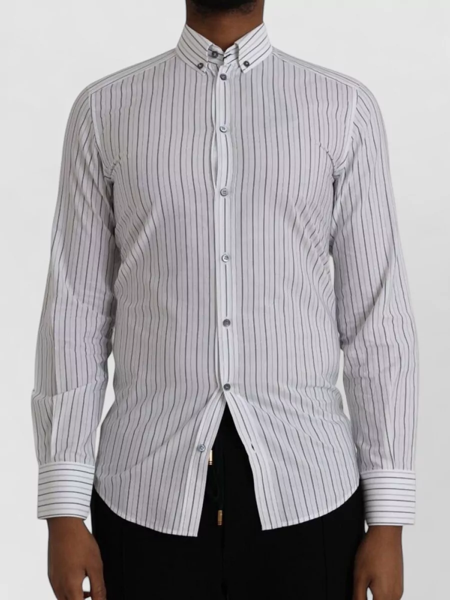 Dolce&Gabbana striped slim-fit shirt