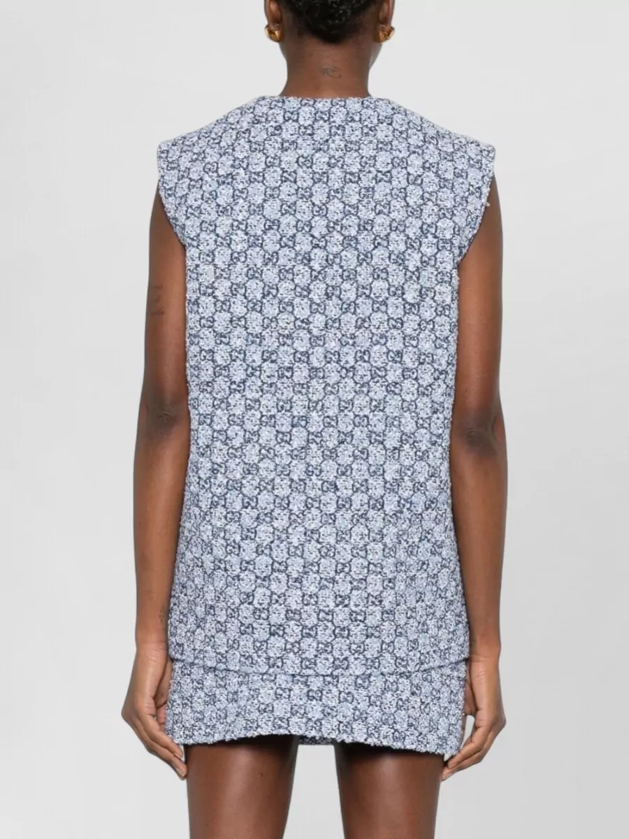 Gucci Tweed Sleeveless Top