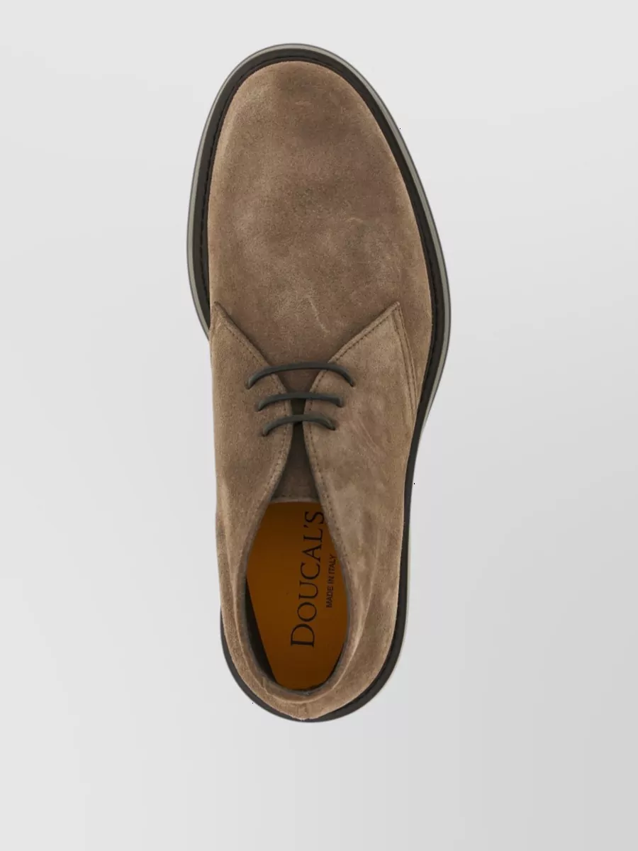 Doucal's Leather Derby Shoes
