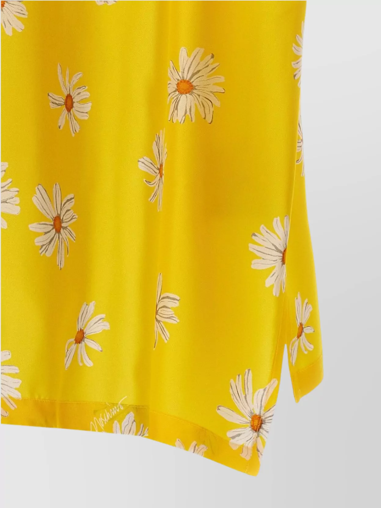 Moschino Floral Pattern Collared Neck Short Sleeves Shirt