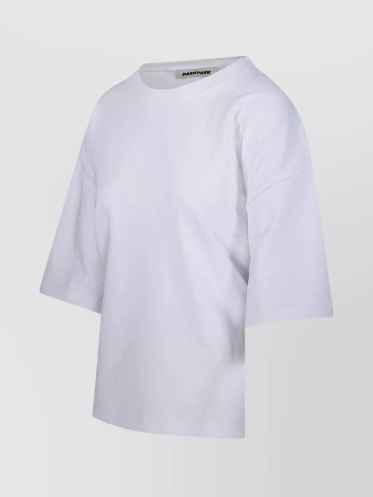 Darkpark Doyle Cropped Draped Short Sleeve Tee Clothing