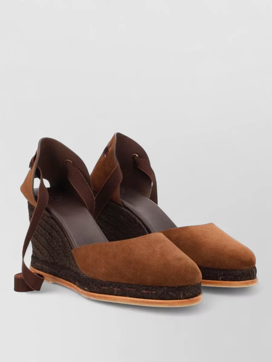 Castaner Leather Camila Espadrilles