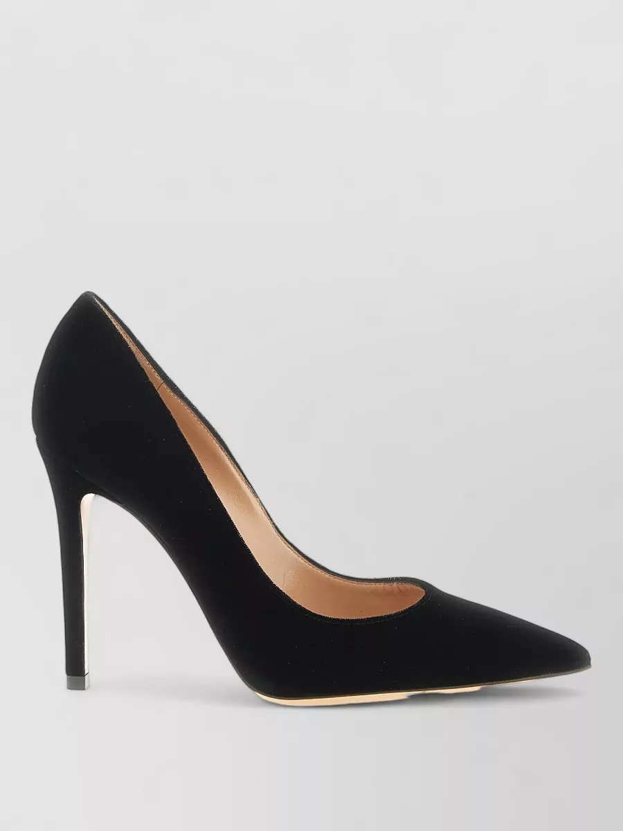 Gianvito Rossi Velvet Pointed-Toe Pumps