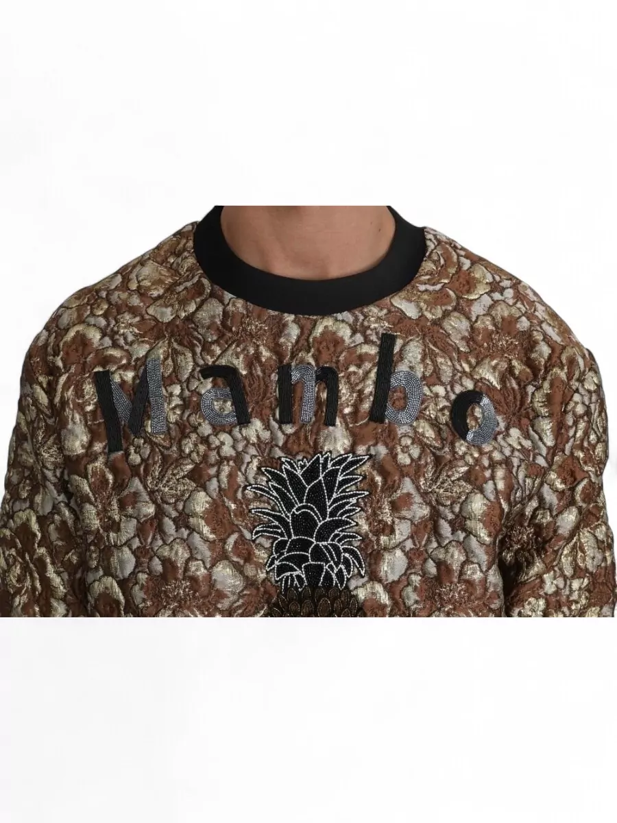 Dolce&Gabbana Silk Jacquard Sweater
