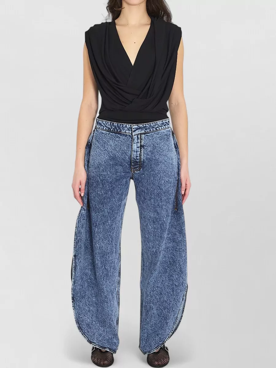 Alaïa Draped hooded sleeveless bodysuit