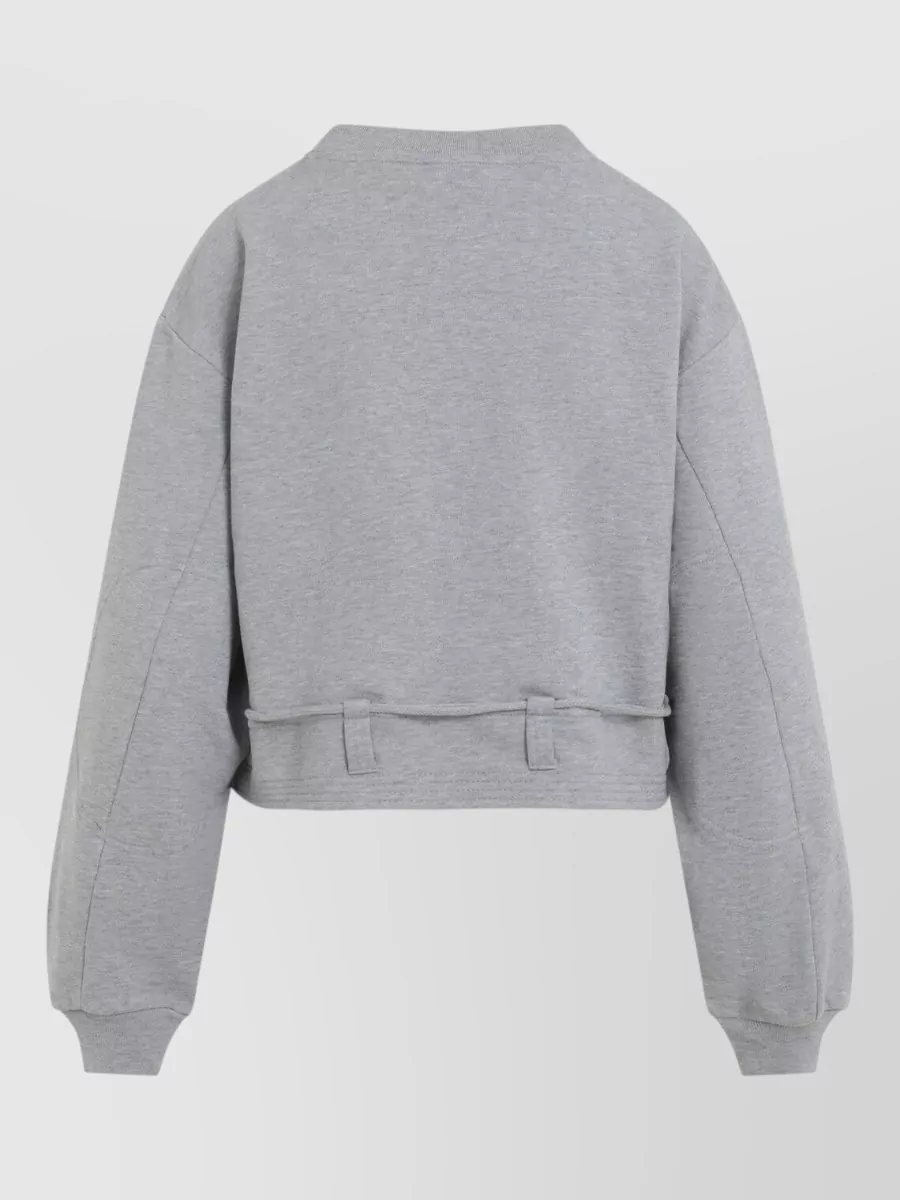 Dries Van Noten Cotton Cropped Sweatshirt