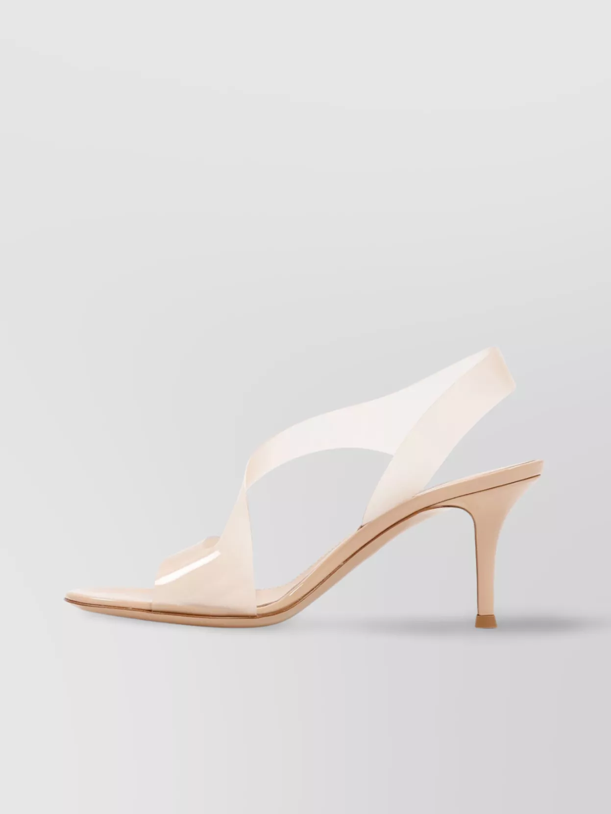 Gianvito Rossi Orchid Pvc Almond Toe Sandals