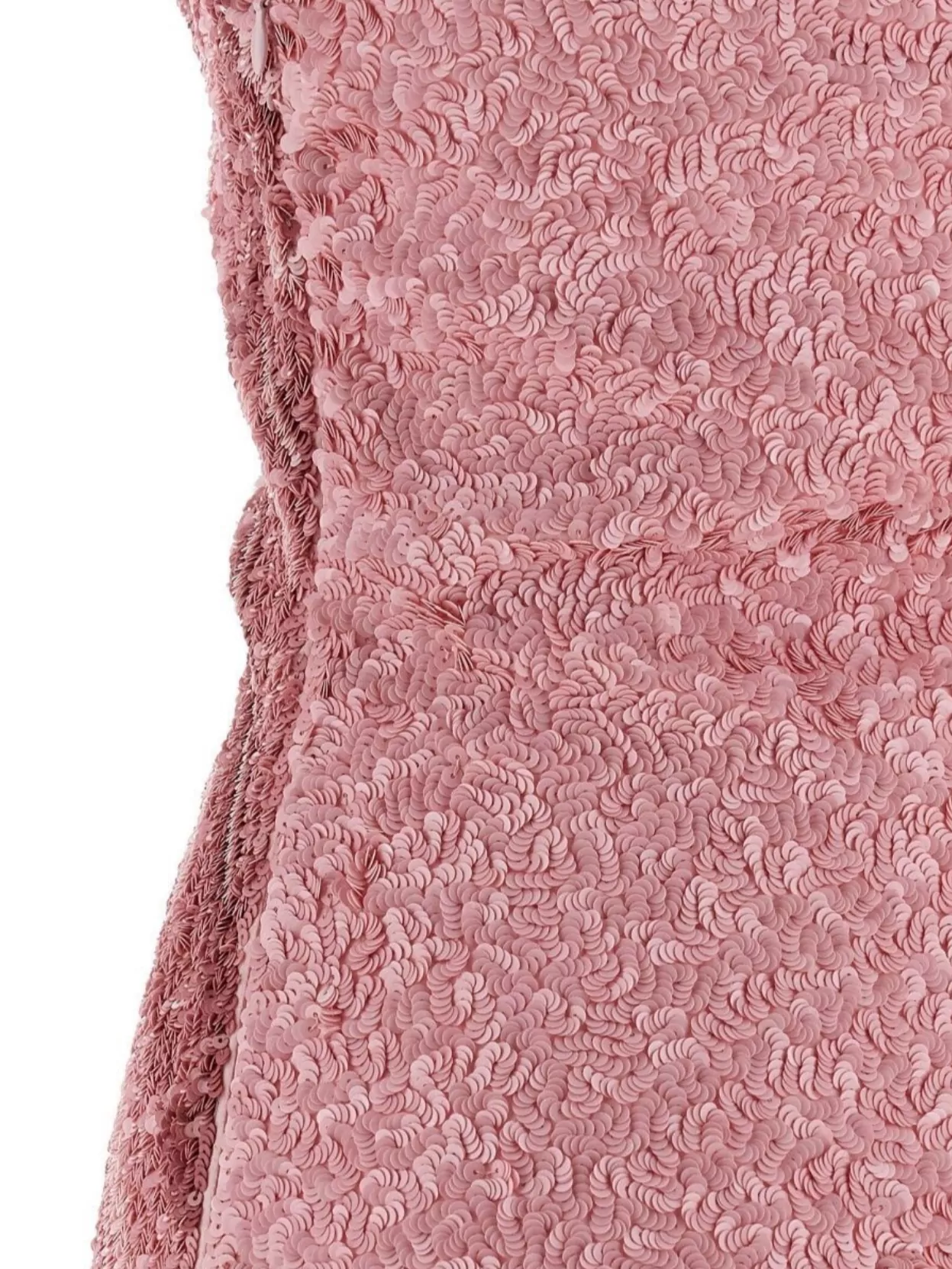 Balmain Draped Halter Neck Mini Dress With Sequins In Pink