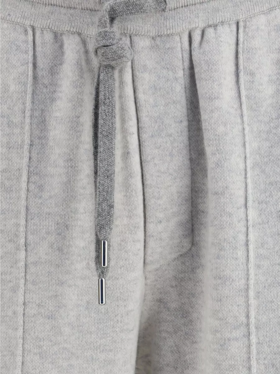 Brunello Cucinelli Double-Knit Cashmere Track Pants