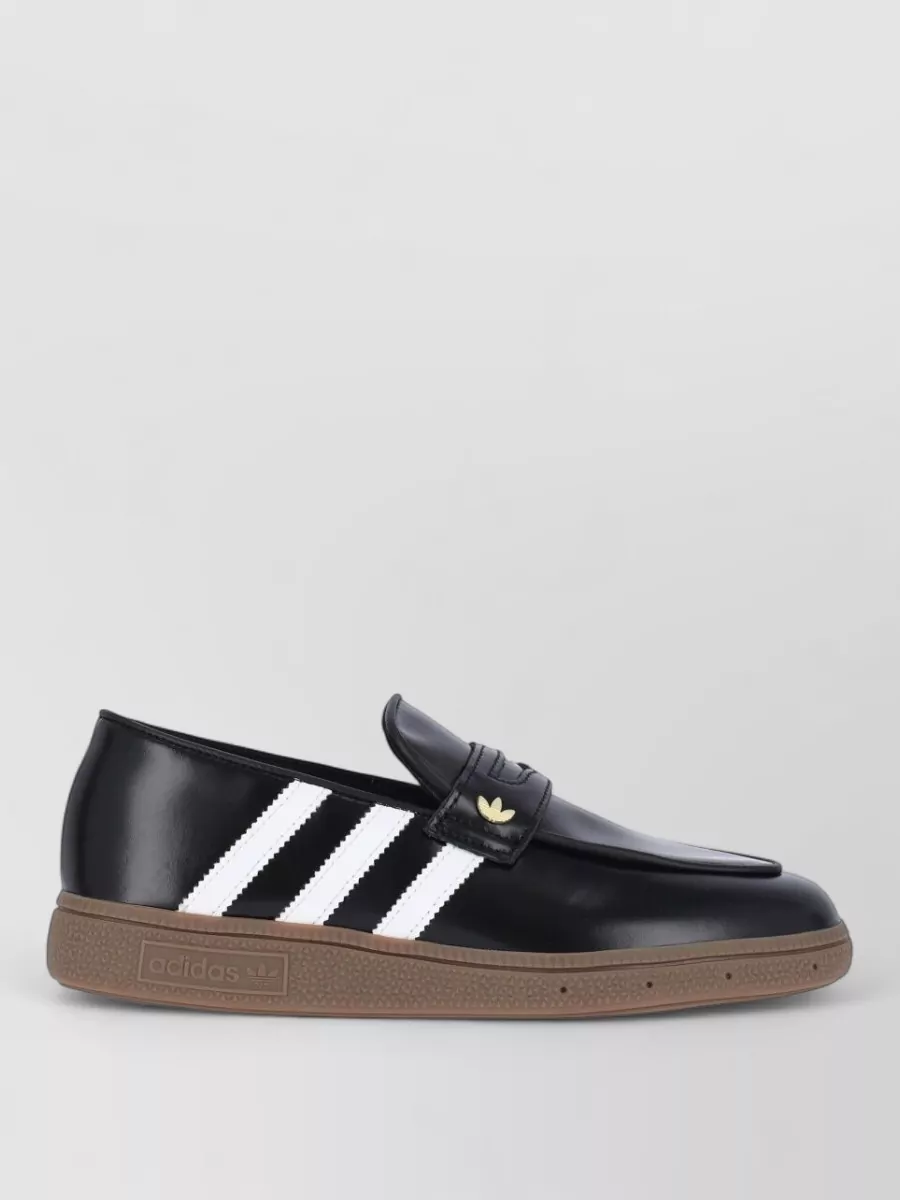 Adidas leather slip-on sneakers