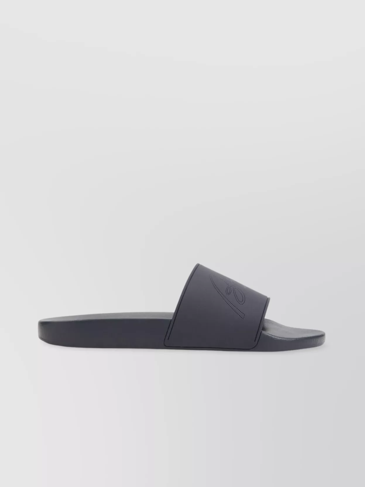 Brioni Pool Sandals Perforated Logo