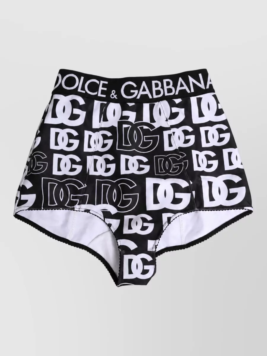 Dolce&Gabbana logo waistband short shorts