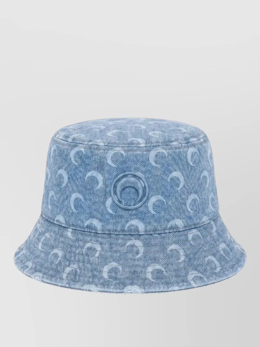 Marine Serre Denim printed bucket hat