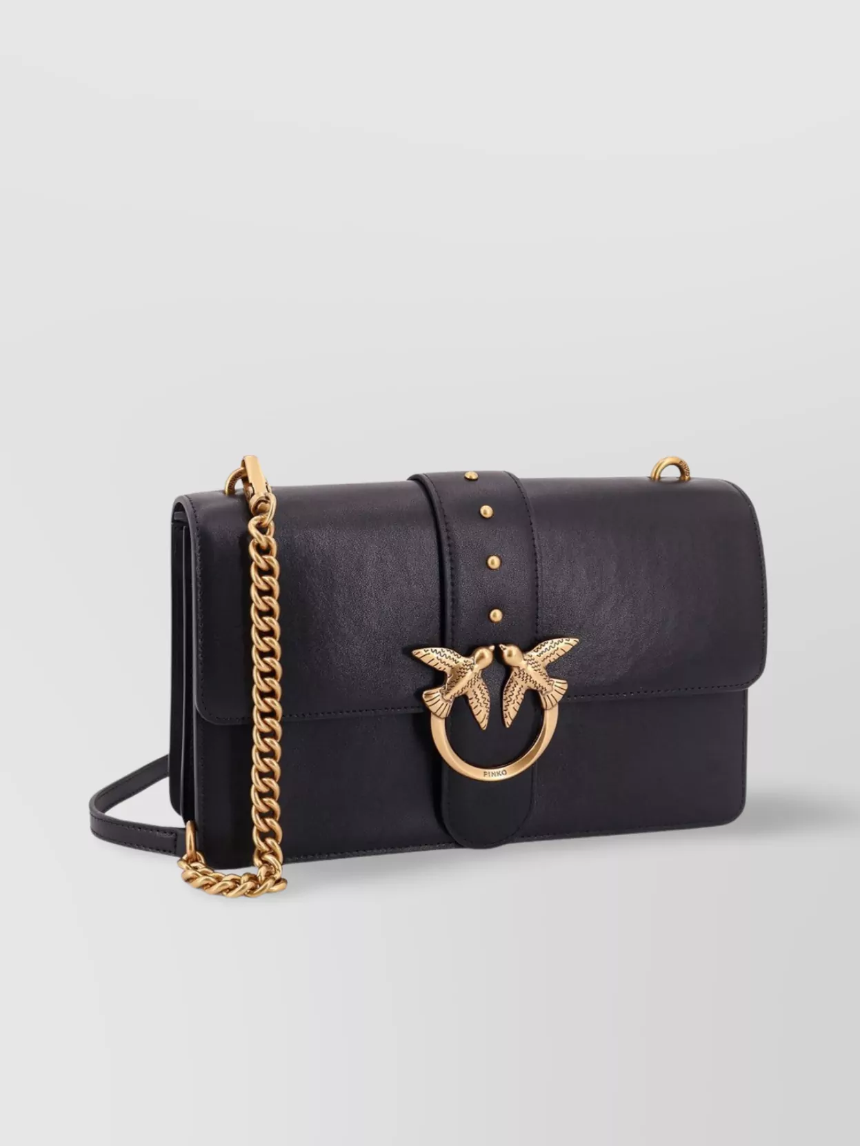 Pinko Love Bag One Leather Shoulder Bag