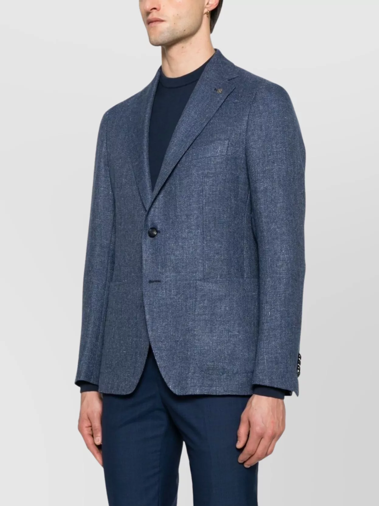 Tagliatore Single-Breasted Jacket With Notch Lapel