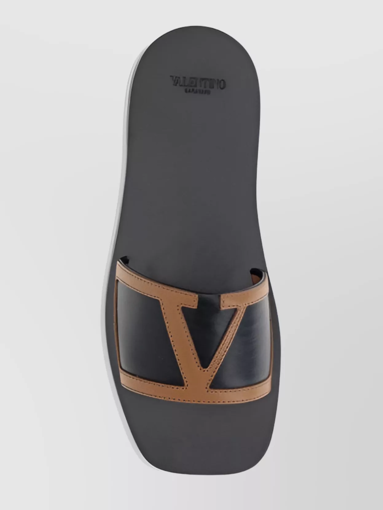 Valentino Garavani Superstar Leather Sandals Square Toe