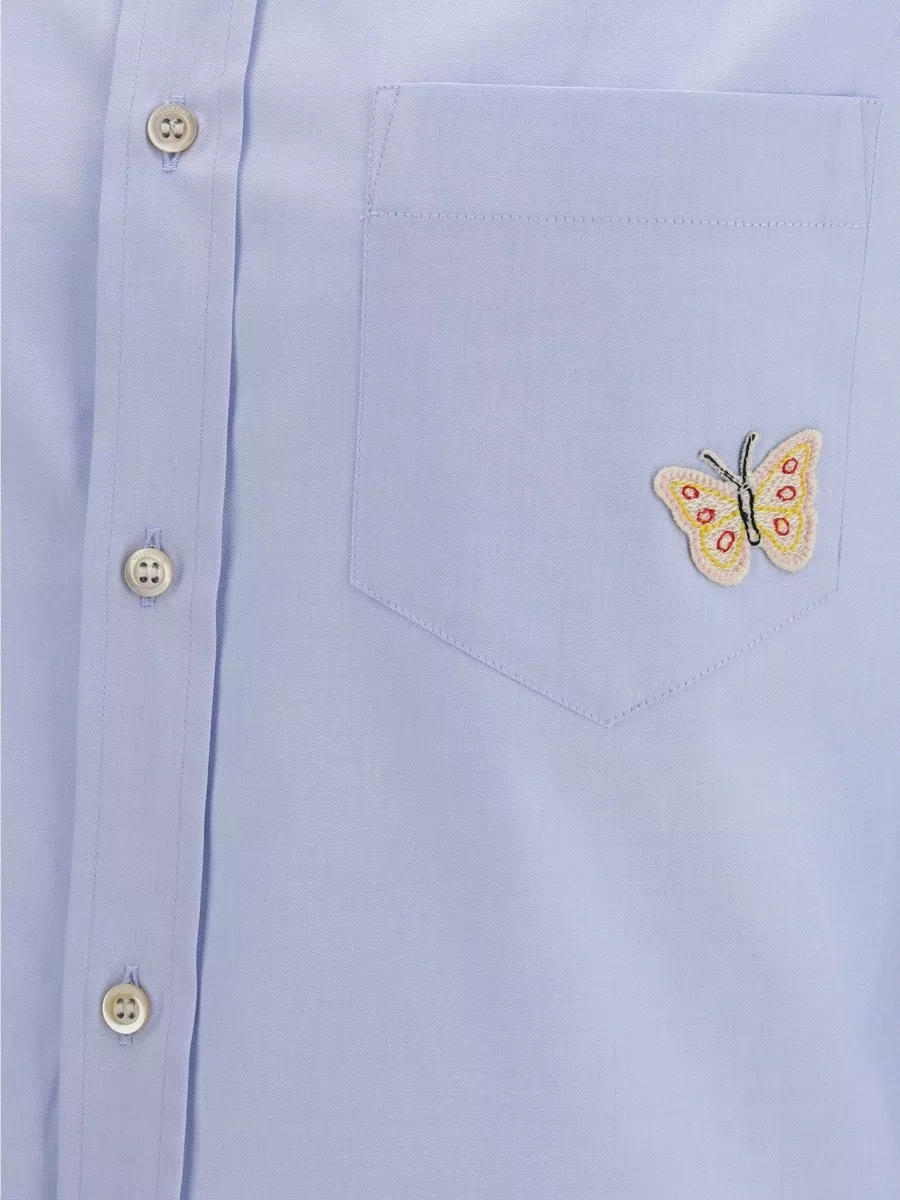 Valentino Embroidered Cotton Shirt