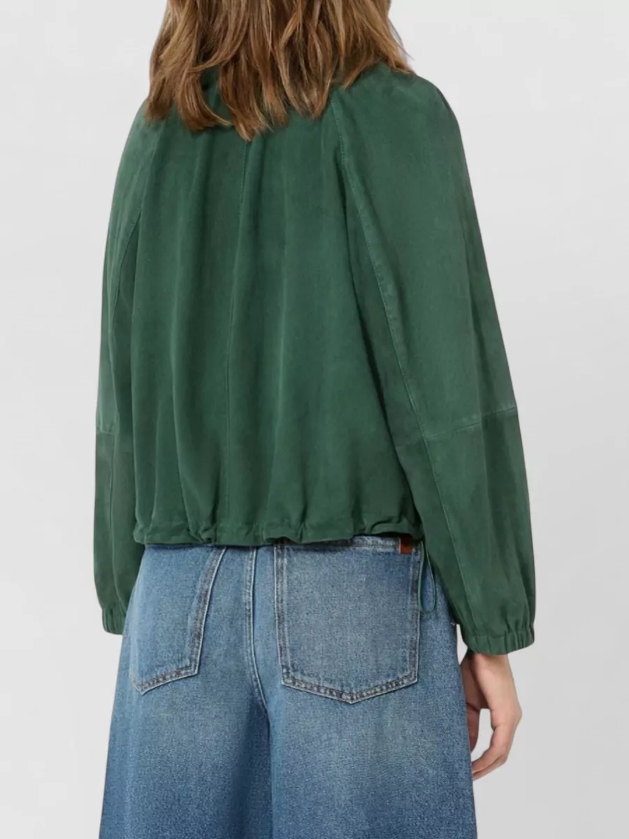 Weekend Max Mara Suede Single Breasted Coat