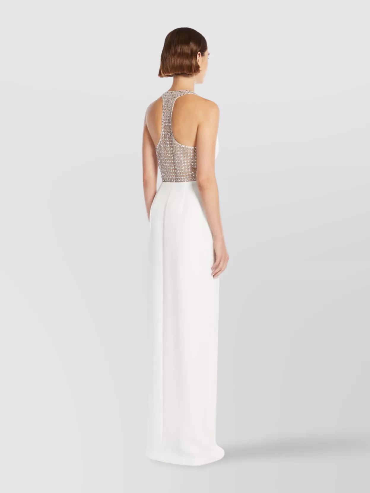 Max Mara Century Sequin Embroidered Floral Dress