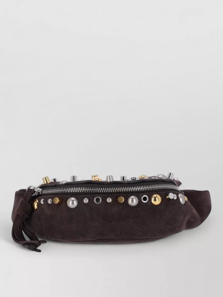 Valentino Garavani leather studded belt bag