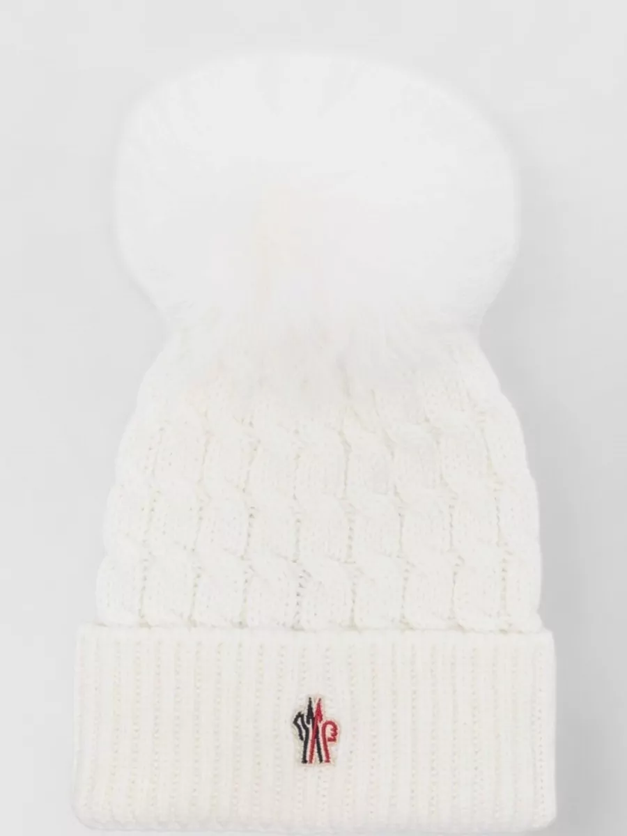 Moncler Grenoble wool pom-pom beanie