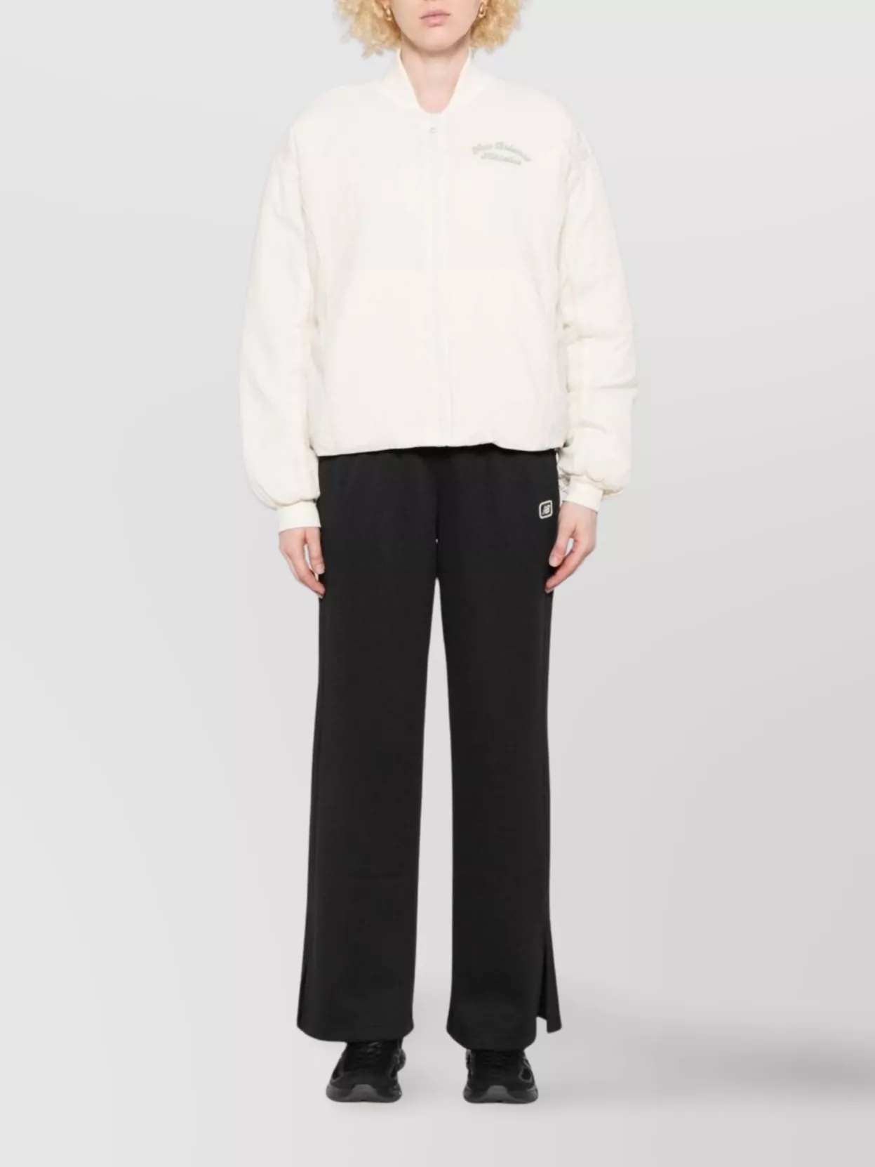 New Balance Relaxed Fit Long Sleeve Jacket In White