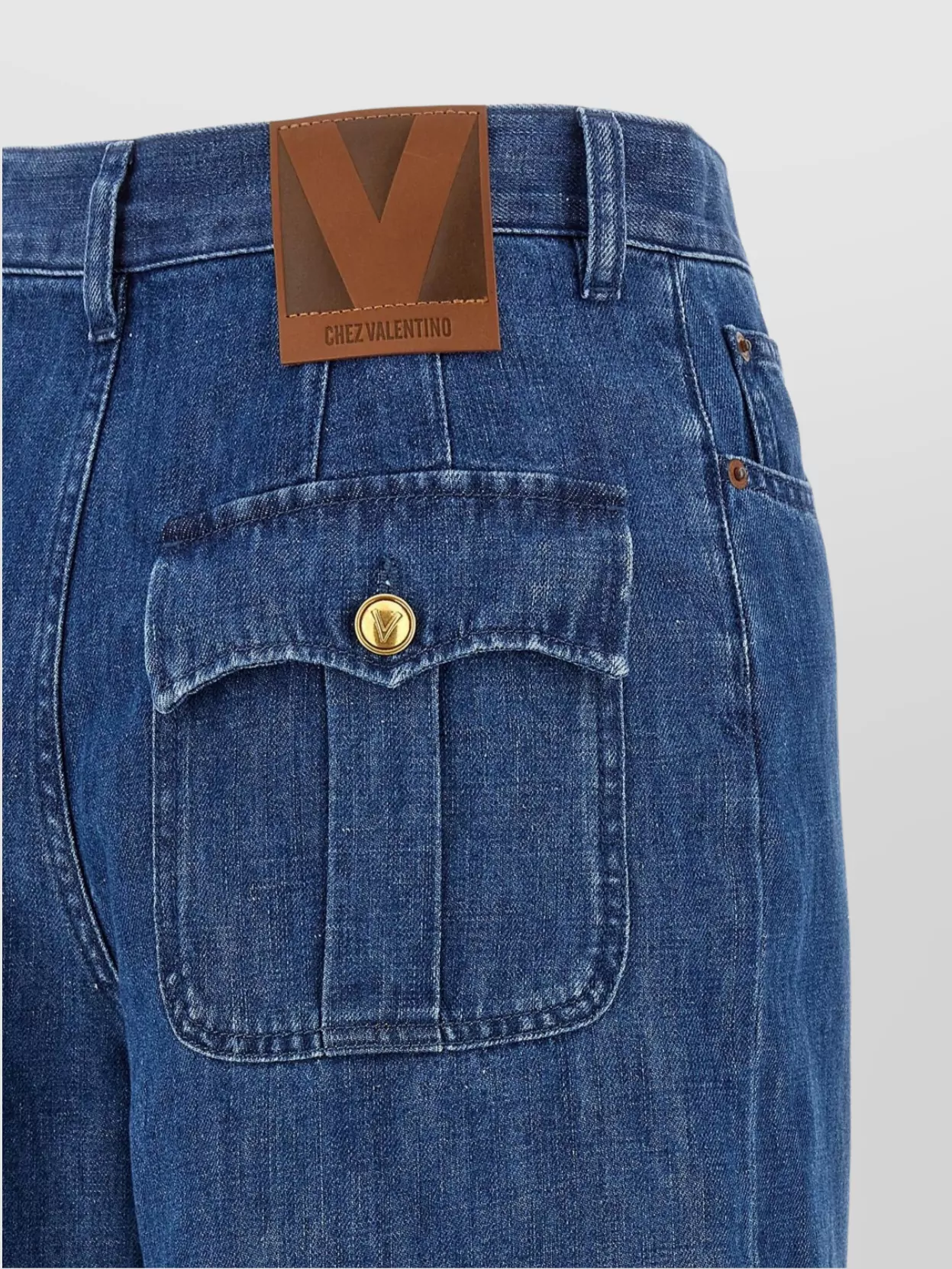 Valentino Garavani High-waisted Denim Jeans
