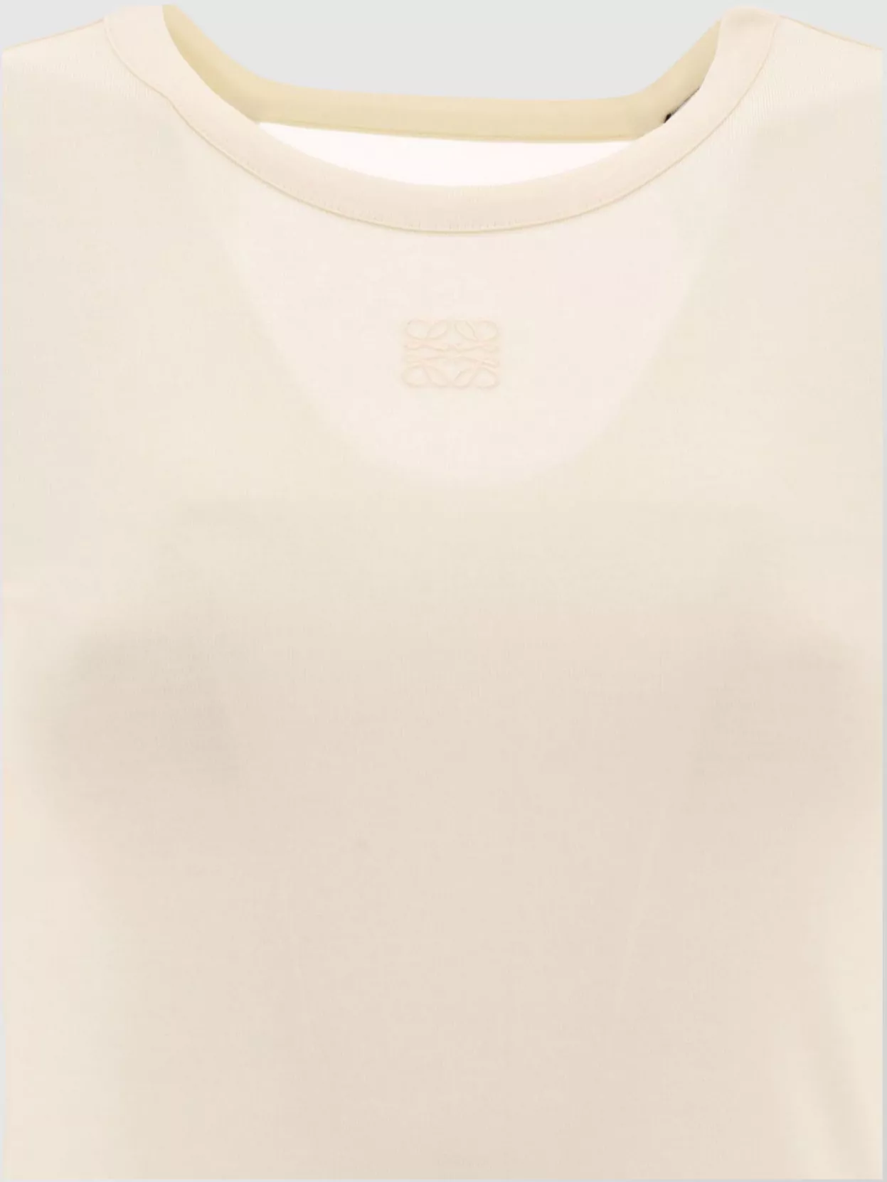 Loewe Back Tie Silk Viscose Short Sleeve Top