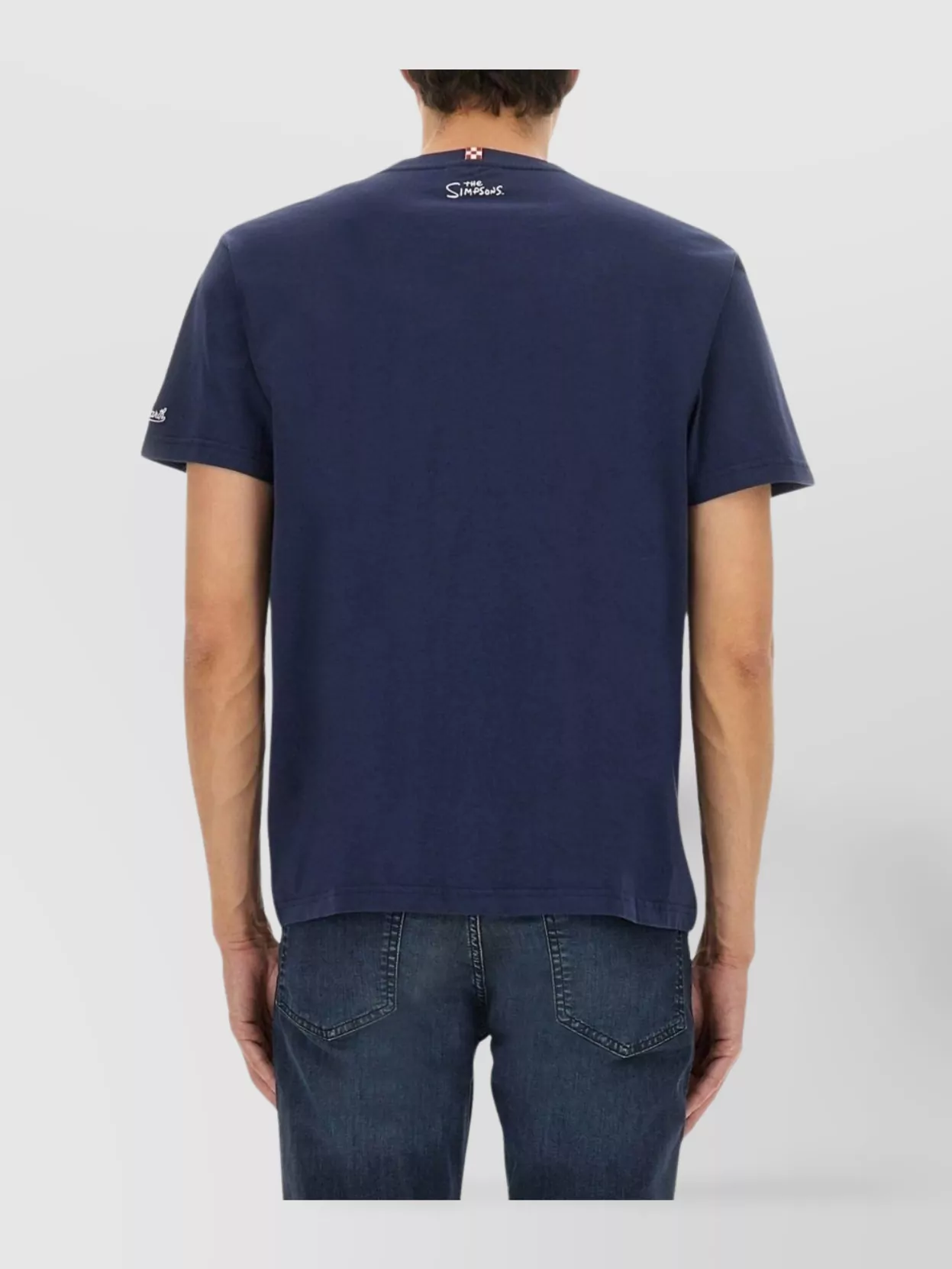 Mc2 Saint Barth Graphic Print Crew Neck T-shirt In Blue