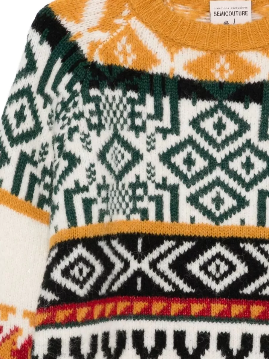 Semicouture Jacquard Knit Jumper