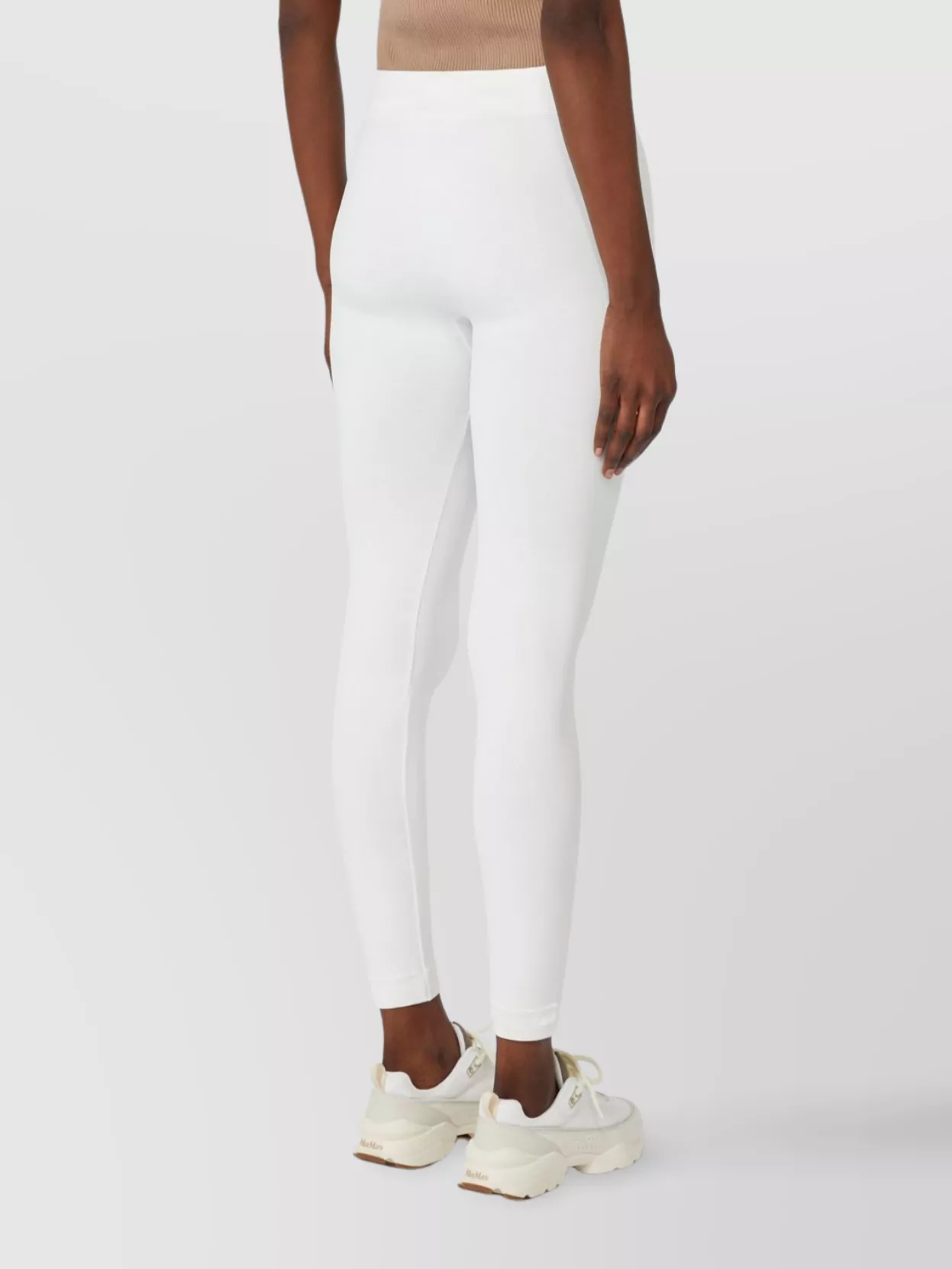 S Max Mara Leggings Basilea In Technical Fabric Stretch