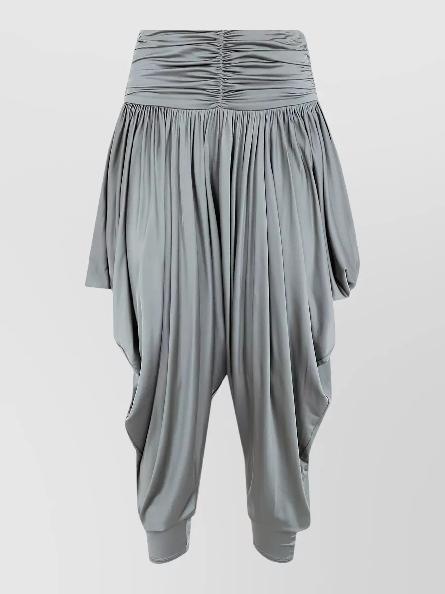 Balmain Pleated Cropped Trousers