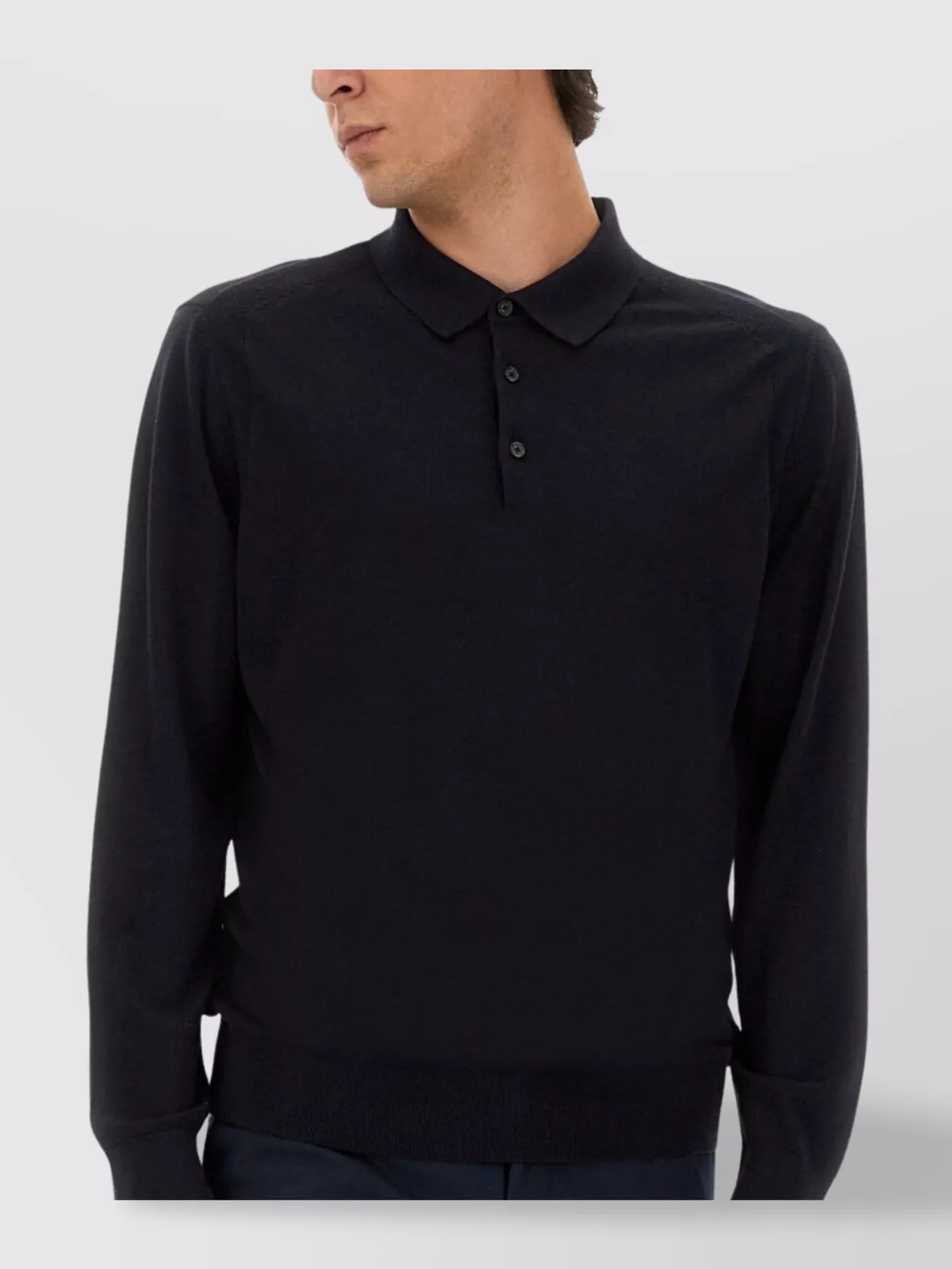 Boss Polo Collar Cuffs And Hem