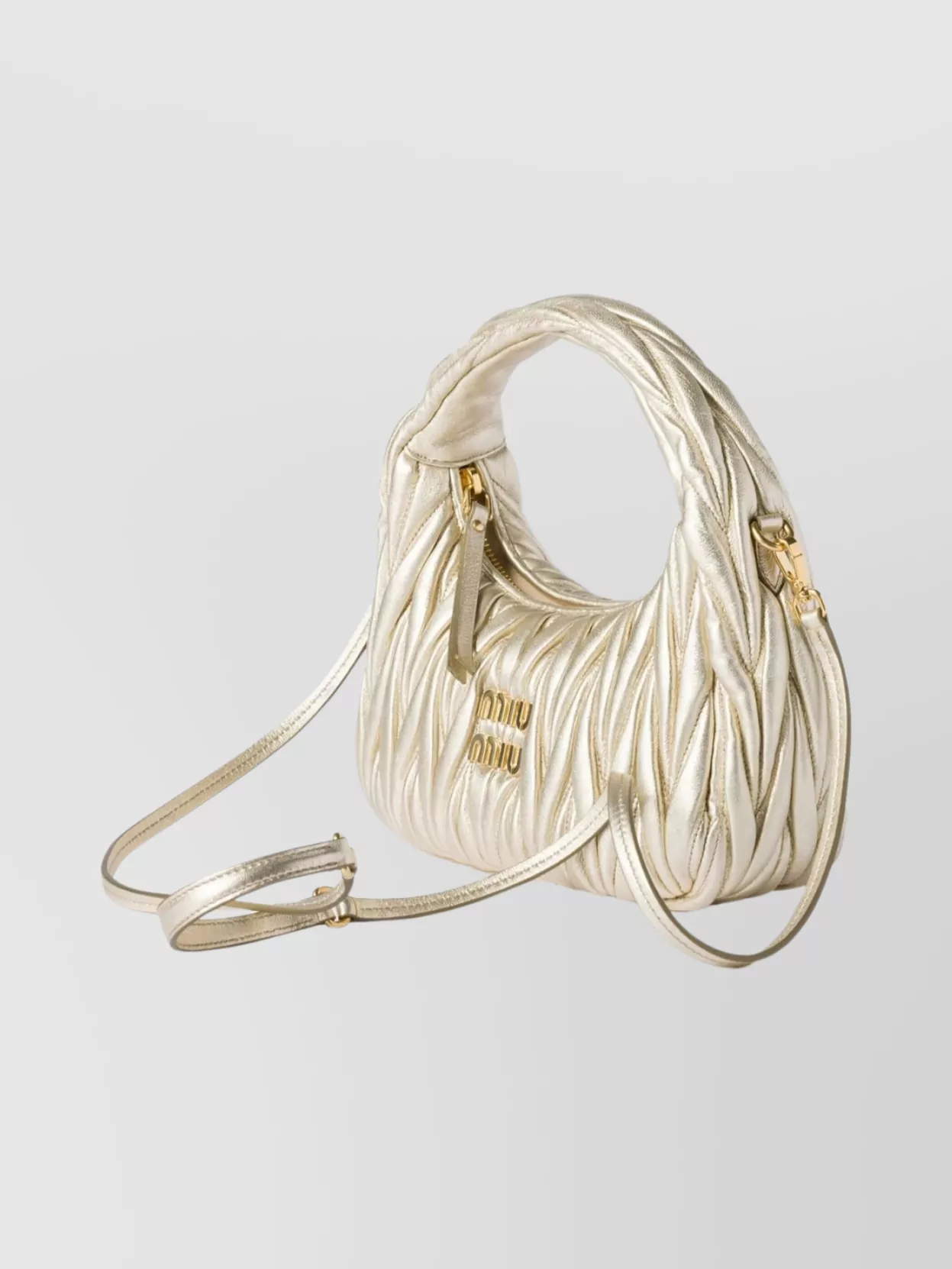 Miu Miu Quilted Clutch Bag Top Handle