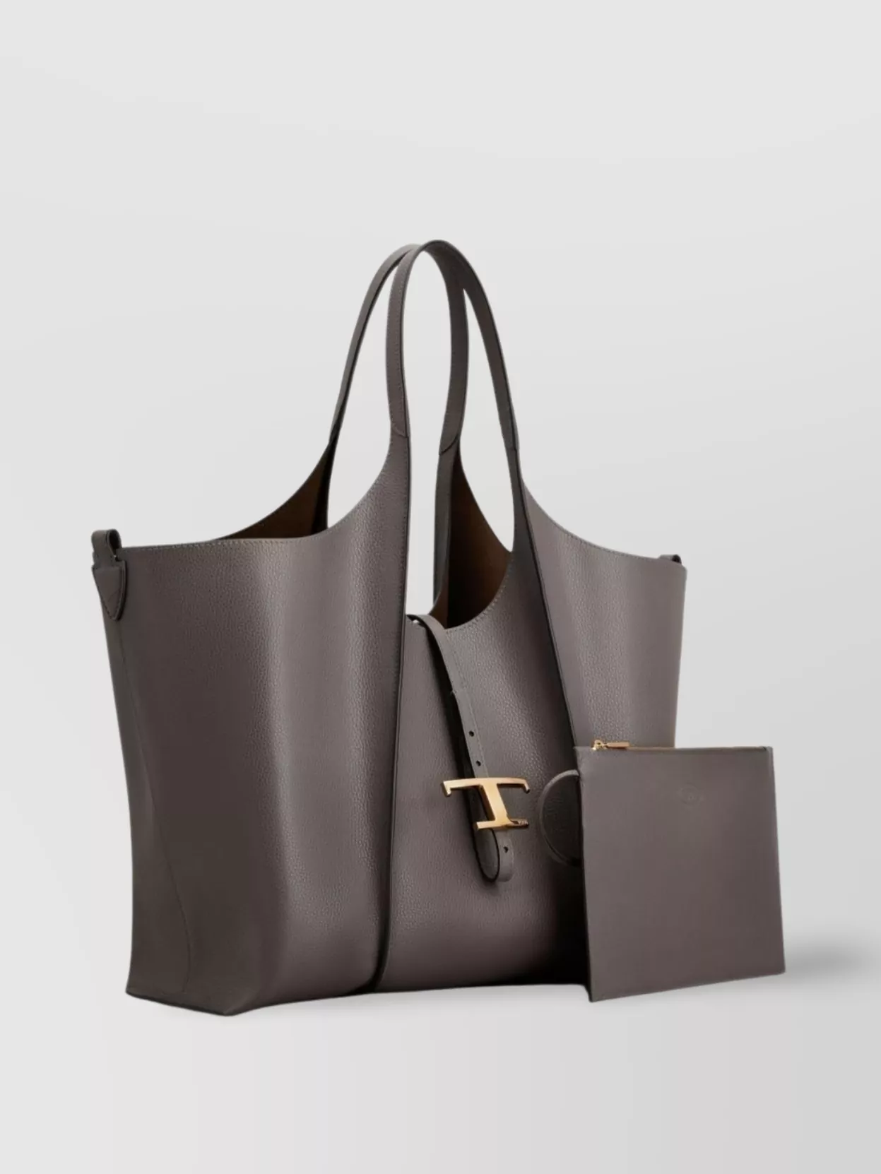 Tod's Handle Texture Hardware Shoulder Bag