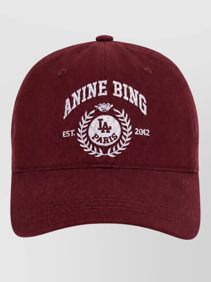 Anine Bing cotton baseball cap