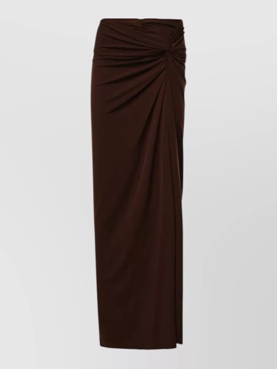 The Andamane draped maxi skirt