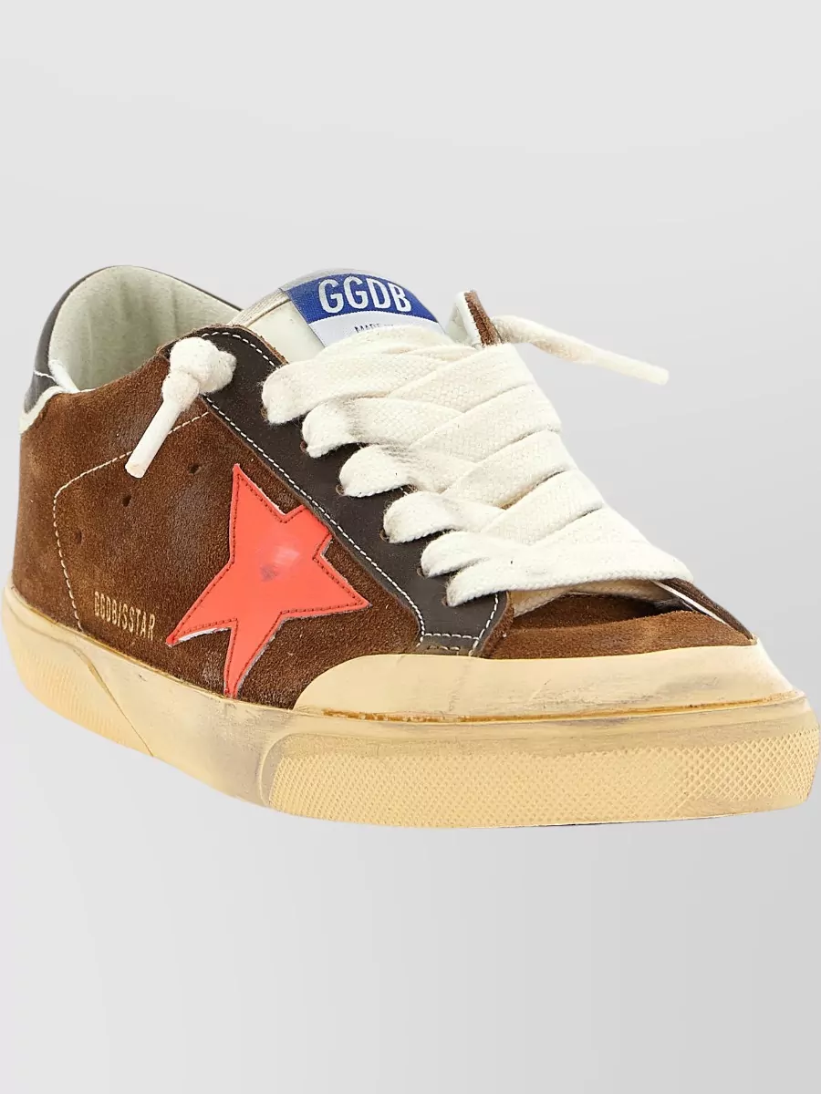 Golden Goose Leather Low-Top Sneakers
