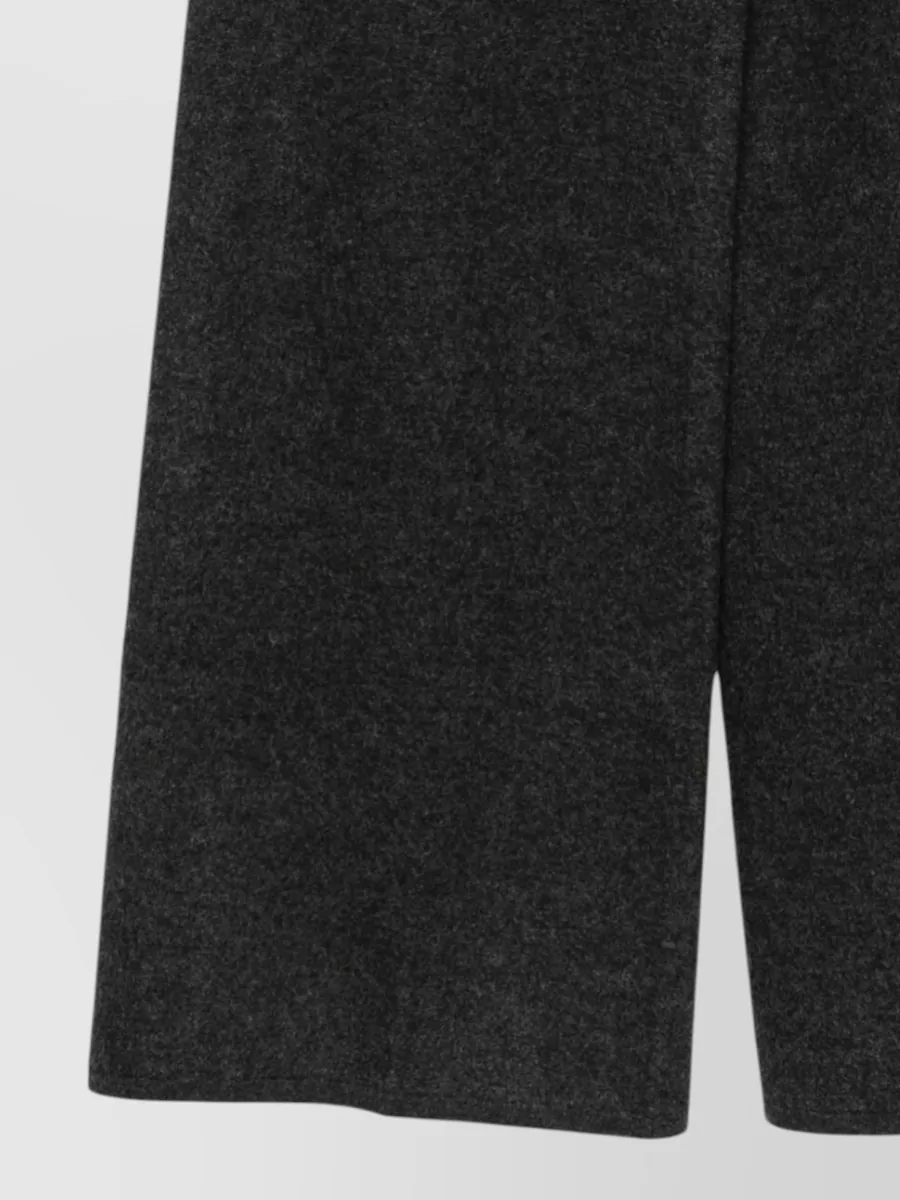 Semicouture Virgin Wool Wide Leg Trousers