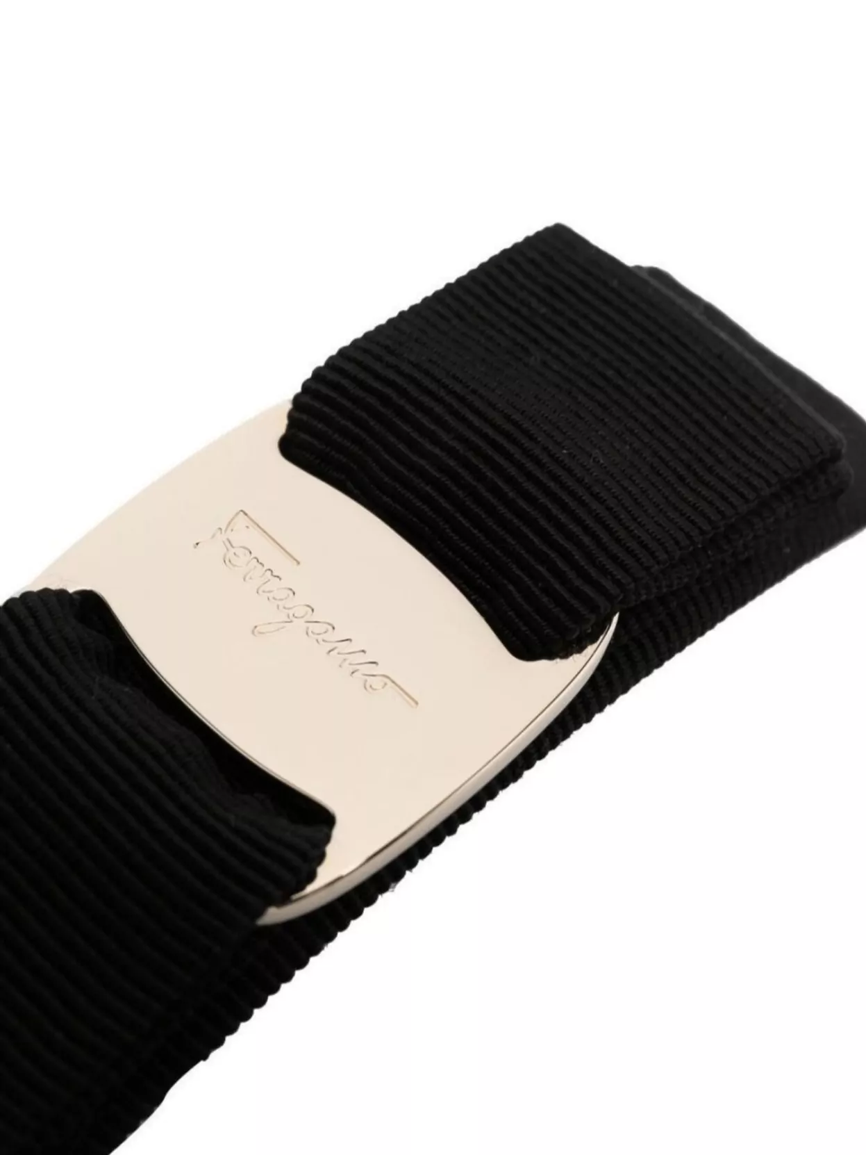 Ferragamo Bow Detail Rectangle Hair Clip